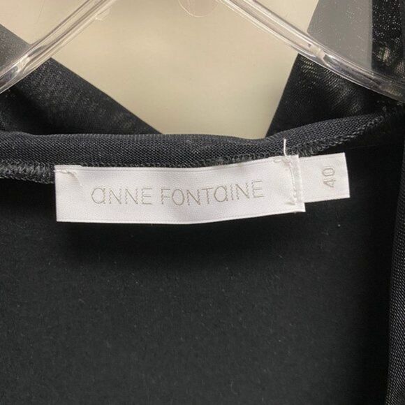 Anne Fontaine Black Nilo Top (Sz: 40EU, 6-8US) - Picture 3 of 4